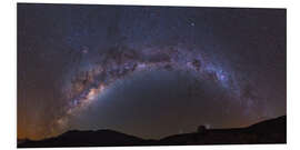 Foam board print southern Milky Way