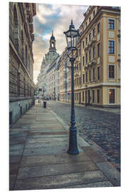 Foam board print Historic Dresden