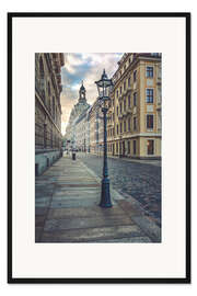Gerahmter Kunstdruck Historisches Dresden