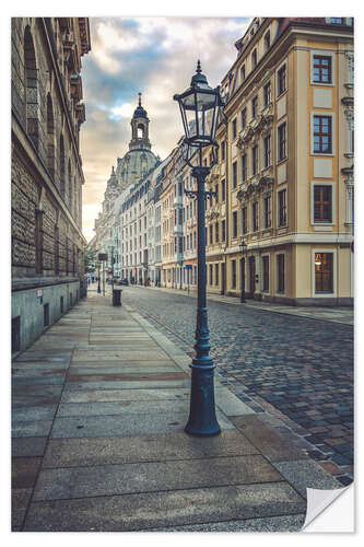 Selvklebende plakat Historic Dresden