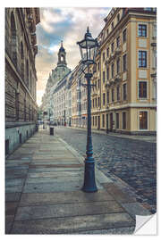 Selvklebende plakat Historic Dresden