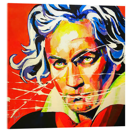 Acrylglasbild Ludwig van Beethoven