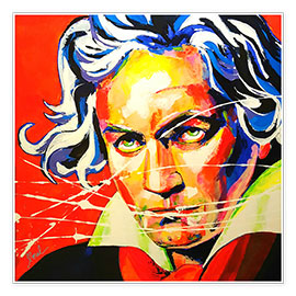 Wandbild  Ludwig van Beethoven - Marie-Armelle Borel
