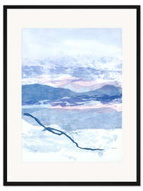 Gerahmter Kunstdruck Blue Mountain