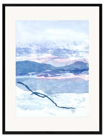 Framed art print Blue Mountain