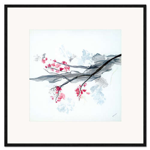 Impression artistique encadrée Floraison