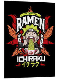 Magnettafel Naruto isst Ramen