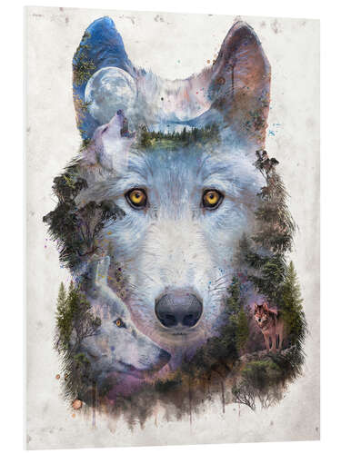 Tableau en PVC Wolf Pack