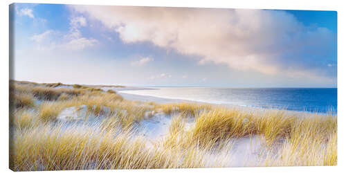 Leinwandbild Dünen und das Meer