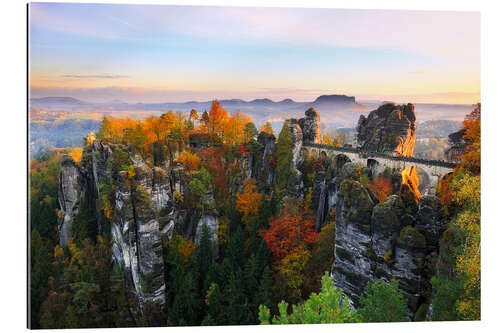 Gallery Print Basteibrücke in der sächsischen Schweiz