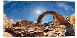 Acrylic print Rainbow Bridge, Lake Powell, USA