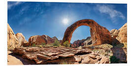 Tableau en PVC Rainbow Bridge, Lake Powell, USA