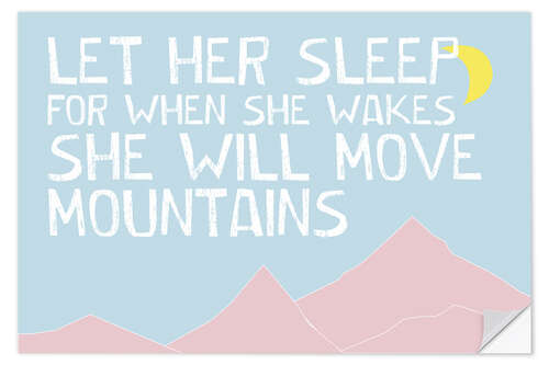Wall sticker Let her sleep