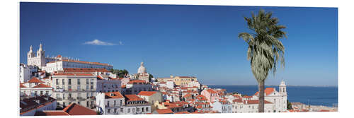 Hartschaumbild Alfama, Lissabon