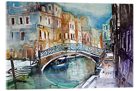 Acrylic print Venice, Rio de Zan Degolà