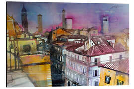 Magnettafel Bologna Dachlandschaft