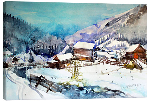 Tableau sur toile Tyrol, Pitztal, Piösmes II