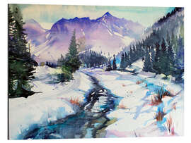 Magnettafel Pitztal, Landschaft bei St. Leonhard