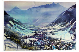 Magnettafel Rauris im Winter