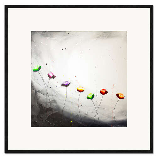 Ingelijste kunstdruk Flowering scape 2