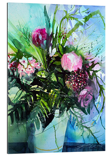 Gallery print Bouquet with peony