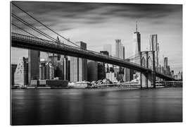 Gallery print New York City - Brooklyn Bridge and Skyline