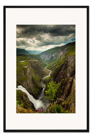 Gerahmter Kunstdruck Vøringsfossen - Norwegen