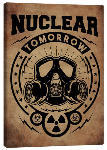 Canvas print nuclear tomorrow vintage