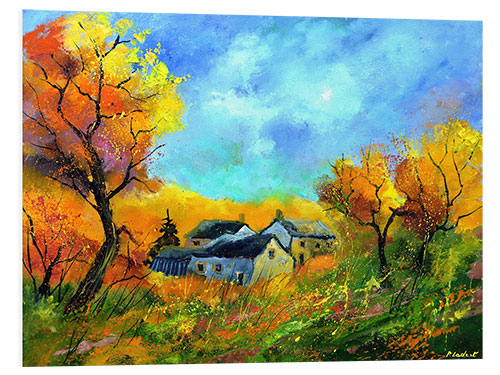 Foam board print Autumn landscape