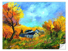 Sticker mural Paysage d'automne