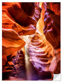 Selvklebende plakat Upper Antelope Canyon Navajo Tours