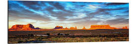 Aluminium print Monument Valley panorama