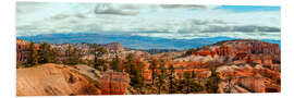 Foam board print Bryce Canyon Panorama