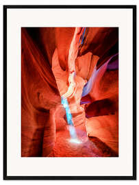 Framed art print Upper Antelope Canyon Navajo Tours 2