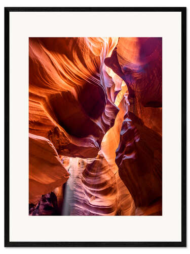 Framed art print Upper Antelope Canyon Navajo Tours 3
