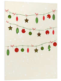 Foam board print Christmas Decoration