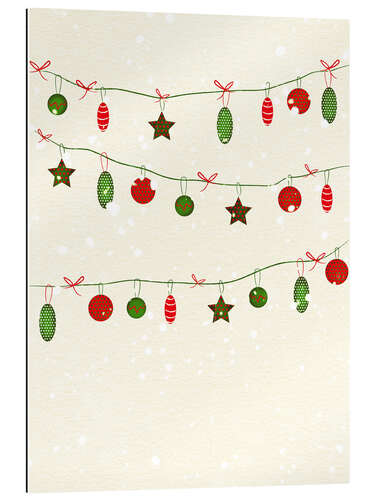 Quadro em plexi-alumínio Christmas Decoration