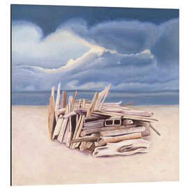 Magnettafel Strandhütte