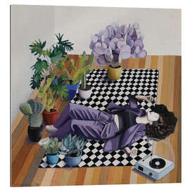 Galleriprint Checkers and plants