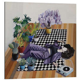 Magnettafel Zwischen Musik und Kakteen