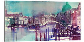 Aluminium print Venice, Grand Canal, San Simeone Piccolo