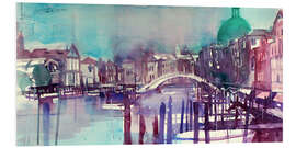 Foam board print Venice, Grand Canal, San Simeone Piccolo