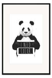 Gerahmter Kunstdruck I need color