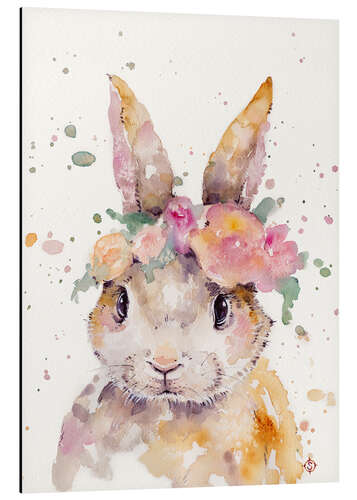 Aluminium print Little Bunny