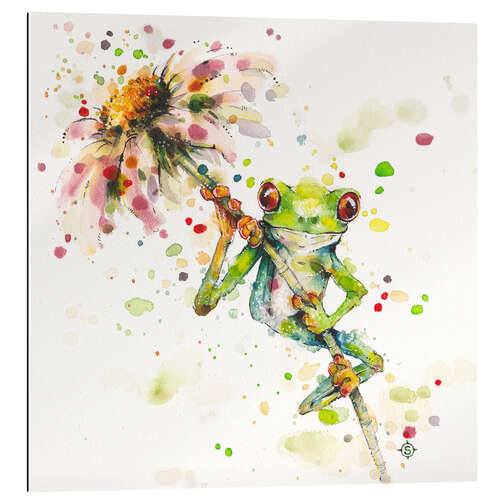 Gallery print Hello there, bright eyes (Green tree frog)