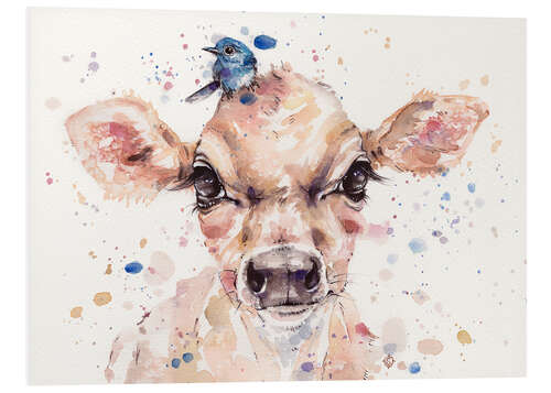 Foam board print Little calf