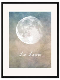 Gerahmter Kunstdruck La Lune