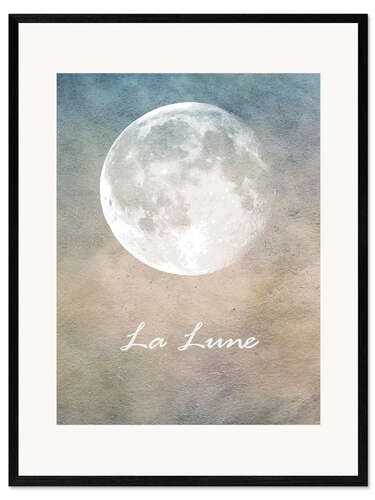 Kehystetty taidepainatus La Lune