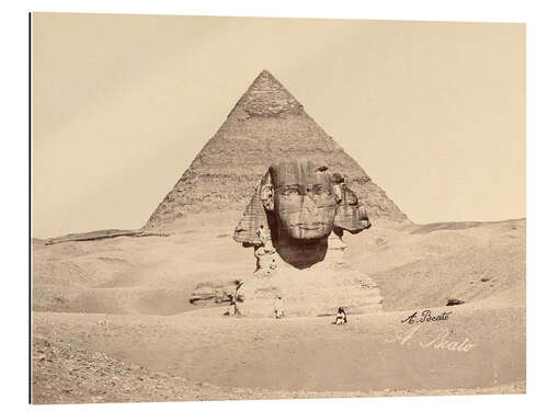 Tableau en plexi-alu La pyramide de Khéphren et le Sphinx