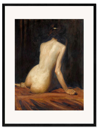 Kehystetty taidepainatus Nude study